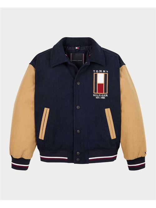 Tommy Hilfiger Kids Bomber Jacket with Logo TOMMY HILFIGER | KB0KB09403TDW5